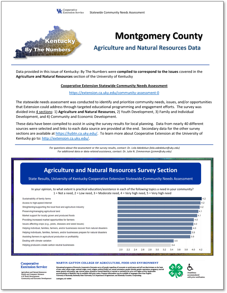 Image of ANR issue with Secondary Data for Community Needs Assessment